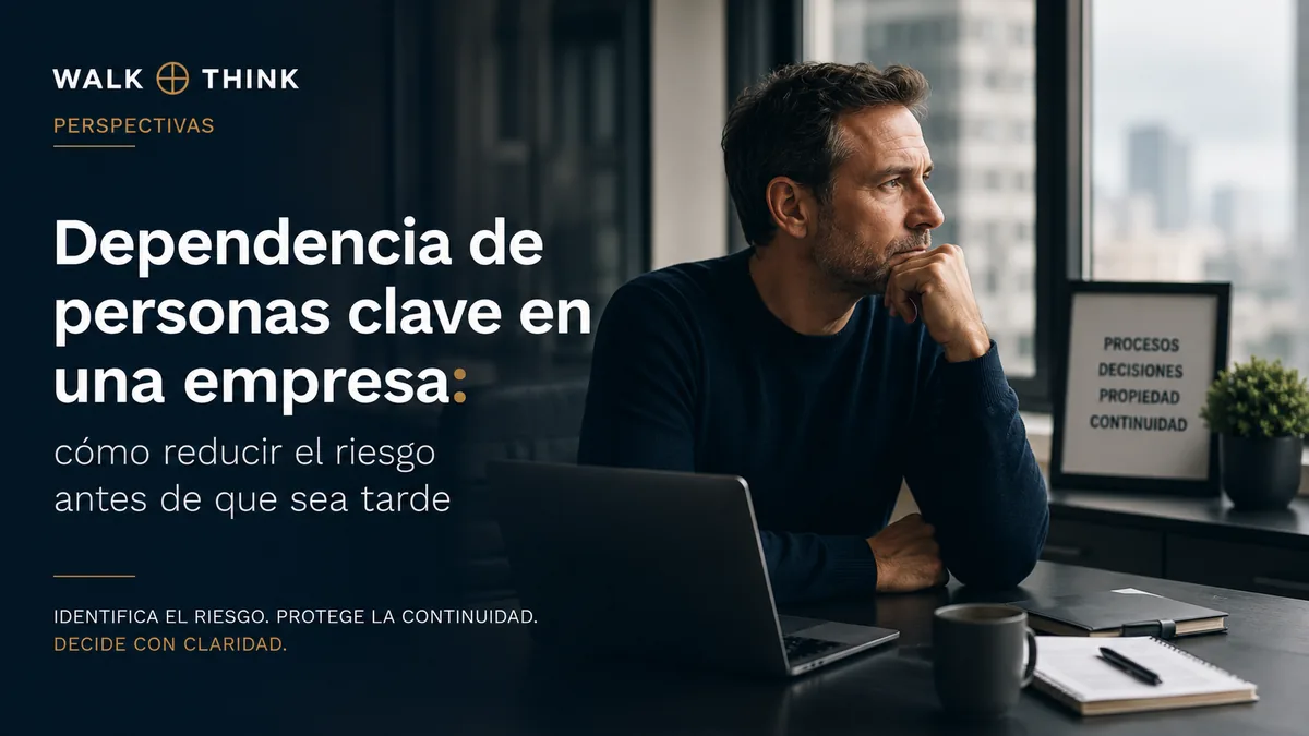 Dependencia de personas clave en una empresa y riesgo para la continuidad del negocio